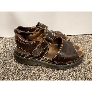 Vintage Y2K Doc Marten Chunky Brown Sandals Size 7 (39)